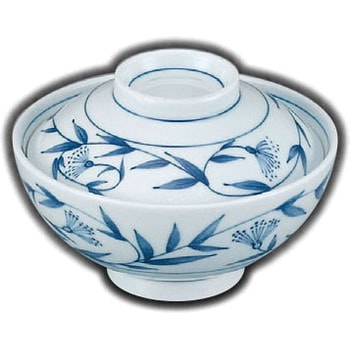 飯碗(小花唐草) スリーライン