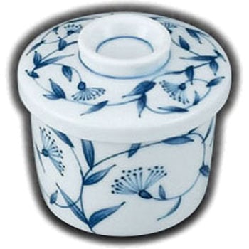 むし茶碗(小花唐草) スリーライン