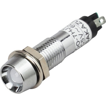 抵抗器内蔵 メタルフレーム形LED表示灯 坂詰製作所
