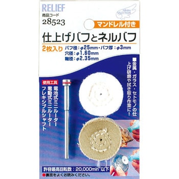 仕上げバフとネルバフ RELIEF