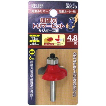 超硬刃トリマービット RELIEF