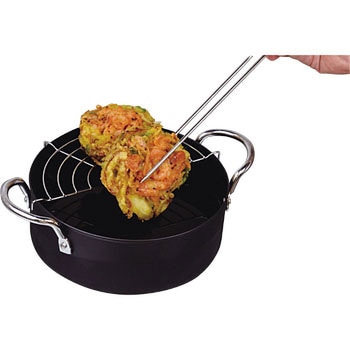 ENJOY KITCHEN ステンレス製角型揚げばし パール金属