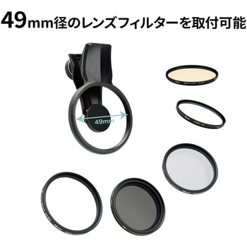 「エグザプロ」 スマートフォン用フィルタークリップ Kenko(ケンコートキナー)