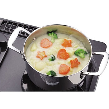 ENJOY KITCHEN 野菜抜型ハート・スター＜大・小セット＞4個組 パール金属