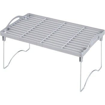 HW-7344 シンプル・ウェア PC 積み重ね棚 1個 パール金属 【通販