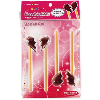 プリティハート スティックチョコモールド パール金属