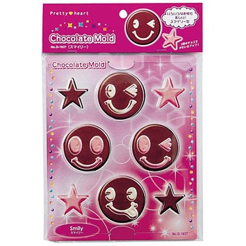プリティハート チョコレートモールド パール金属