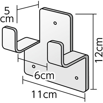 さすまた立て掛け用金具 大 アーテック[学校教材・教育玩具]