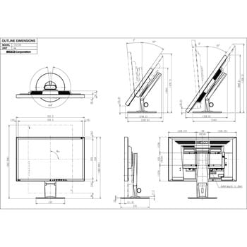 61．1cm(24．1)型カラー液晶モニター FlexScan EV2430 EIZO