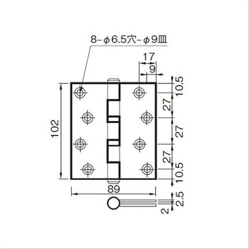 SUS義星丁番 ACE(エース)