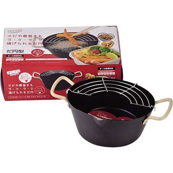 オベ・フラ お弁当用鉄製だ円型両手フライ鍋 パール金属