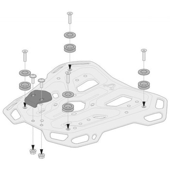 ADV-RACK用アダプターKIT SW-MOTECH (エスダブリューモテック)