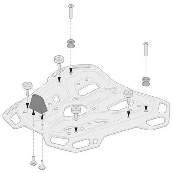 GPT0015235400/B ADV-RACK用アダプターKIT 1セット SW-MOTECH (エス