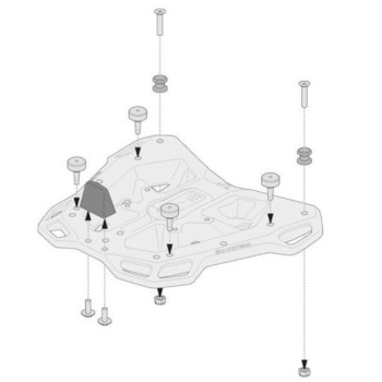 ADV-RACK用アダプターKIT SW-MOTECH (エスダブリューモテック)