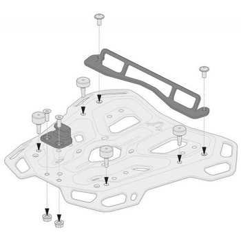 ADV-RACK用アダプターKIT SW-MOTECH (エスダブリューモテック)