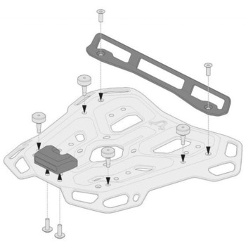 ADV-RACK用アダプターKIT SW-MOTECH (エスダブリューモテック)