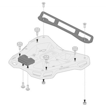 ADV-RACK用アダプターKIT SW-MOTECH (エスダブリューモテック)