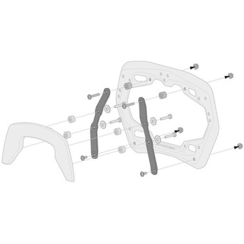 PROサイドキャリア用アダプターKIT (左右SET) SW-MOTECH (エスダブリューモテック)