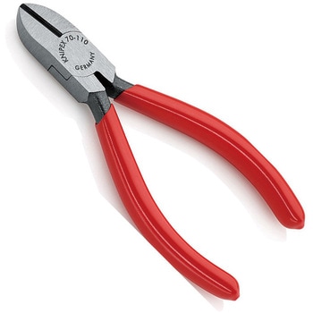 電工ニッパ ハンドル:プラスチックコーティング KNIPEX(クニペックス)