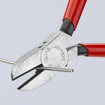 電工ニッパ ハンドル:プラスチックコーティング KNIPEX(クニペックス)