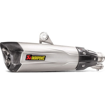 [E4仕様]スリップオンマフラー(S/O) チタン AKRAPOVIC (アクラポビッチ)