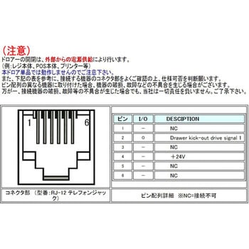 電源開閉式キャッシュドロアー DSSA-RPO 3B/6C-B クローバー電子