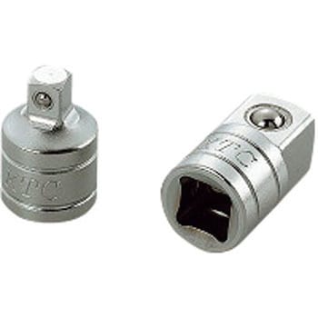 9．5sq．ソケットアダプタ(凹9.5→凸12.7 ) KTC