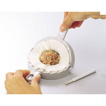 便利小物 ワンタッチ餃子パック(ハケ付) パール金属