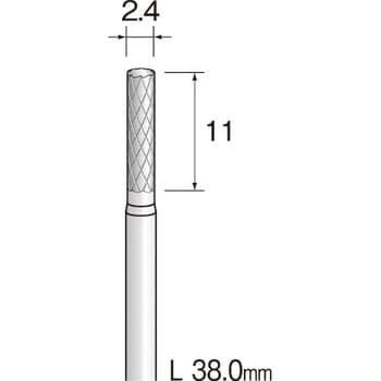 超硬カッター 軸径3mm 円柱 クロスカット ミニター