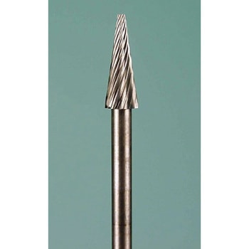 超硬カッター 軸径3mm 円錐先丸 スパイラルカット ミニター