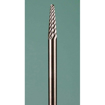 超硬カッター 軸径3mm 円錐先丸 スパイラルカット ミニター