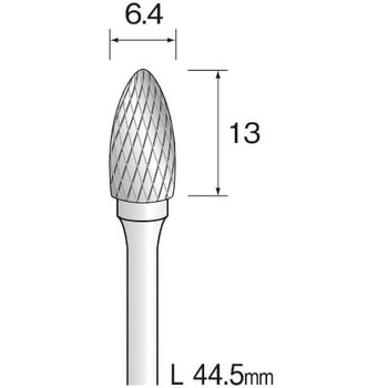 超硬カッター 軸径3mm クロスカット ミニター