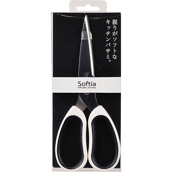 Softia キッチンバサミ パール金属