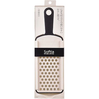 Softia おろし器容器付 パール金属