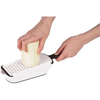 Softia おろし器容器付 パール金属