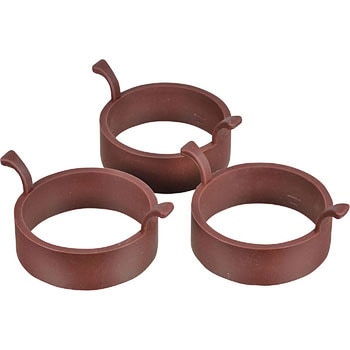 ラフィネ シリコーンパンケーキリング ラウンド＜小＞3個組 - パール金属