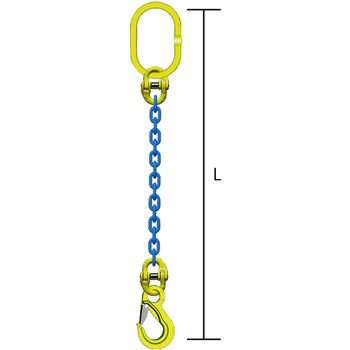 1本吊りチェンスリングセット L=1．5m マーテック