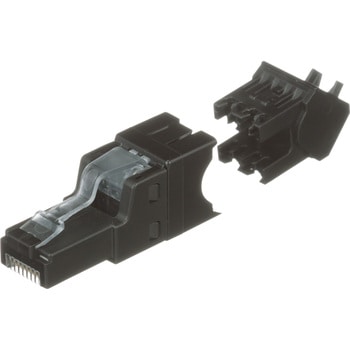 RJ45 かんたん成端モジュラープラグ(アングルタイプ) PANDUIT(パンドウイット)