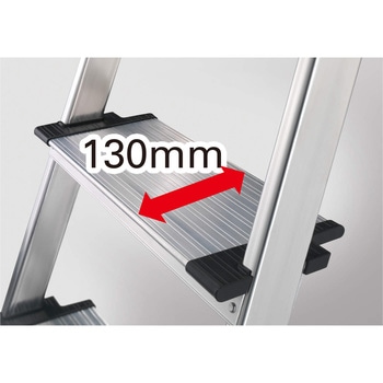 アルミ製踏台L-80型(上枠付) 長谷川工業