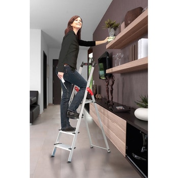 アルミ製踏台L-80型(上枠付) 長谷川工業