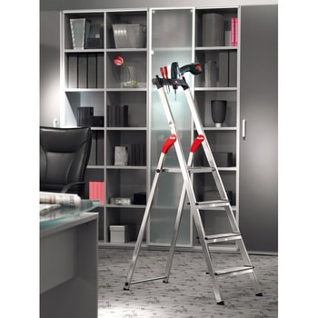 アルミ製踏台L-80型(上枠付) 長谷川工業