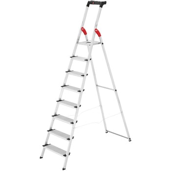 アルミ製踏台L-80型(上枠付) 長谷川工業