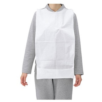 プロシェア使い捨て食事用エプロン ナビス(アズワン)