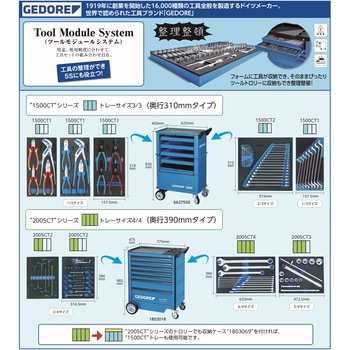 ダブルエンドL型レンチセット”2005CT2-25PK” GEDORE