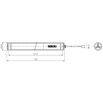 防水型LEDリニアライト NLL3 日機