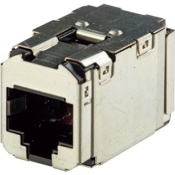 カテゴリ6a シールド付きRJ45JJ中継アダプター PANDUIT(パンドウイット)