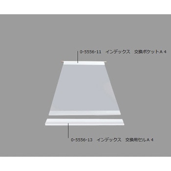インデックス 交換ポケット アズワン