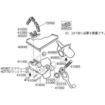 スクリュー 5個入り F/560 RIDGID(日本エマソン)