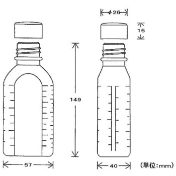 投薬瓶(未滅菌) アズワン