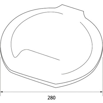 バーキンタX カラーバケツ用蓋 9L バーテック